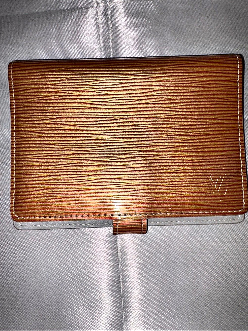 EUC rare COPPER color Louis Vuitton Epi Leather Agenda PM